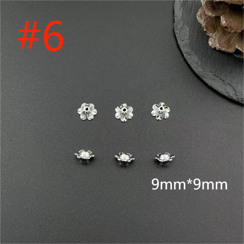 Silver Color Pendants Alloy Beads With Crown & Flower & Butterfly &Wings &Round Shaped ,XH