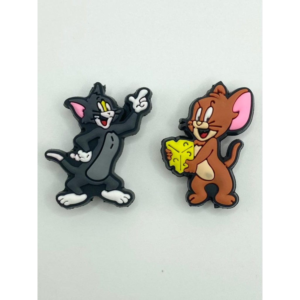 Tom and Jerry Cartoon Silicone Focal Beads,Random Mix