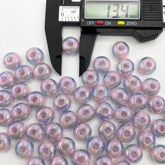 Transculent Purple Acrylic Wheels ,13mm ,CM