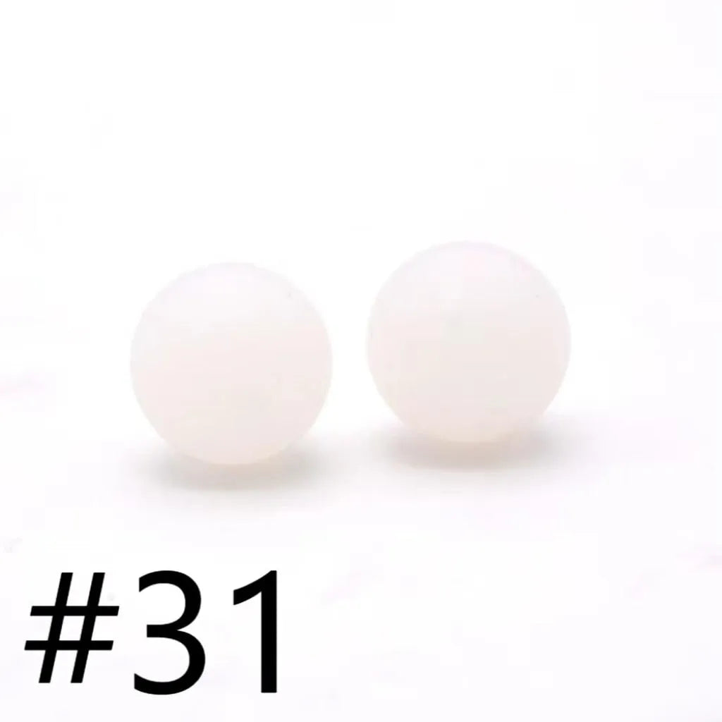 A-Silicone Solid Beads,15mm,Lahat ng Disenyo