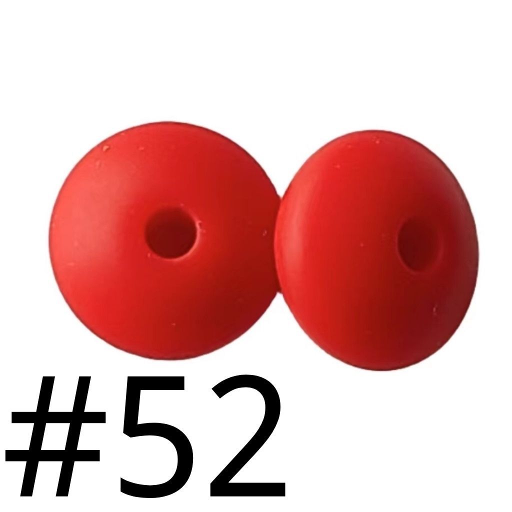 Silicone Lentil Beads Spacers 12mm(All 3 Parts ,Part 2.)