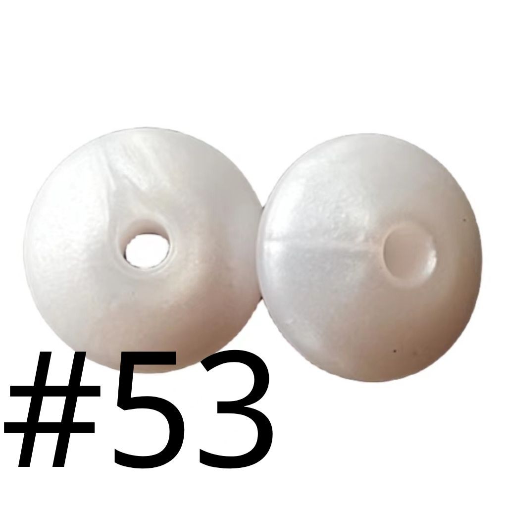 Silicone Lentil Beads Spacers 12mm(All 3 Parts ,Part 2.)