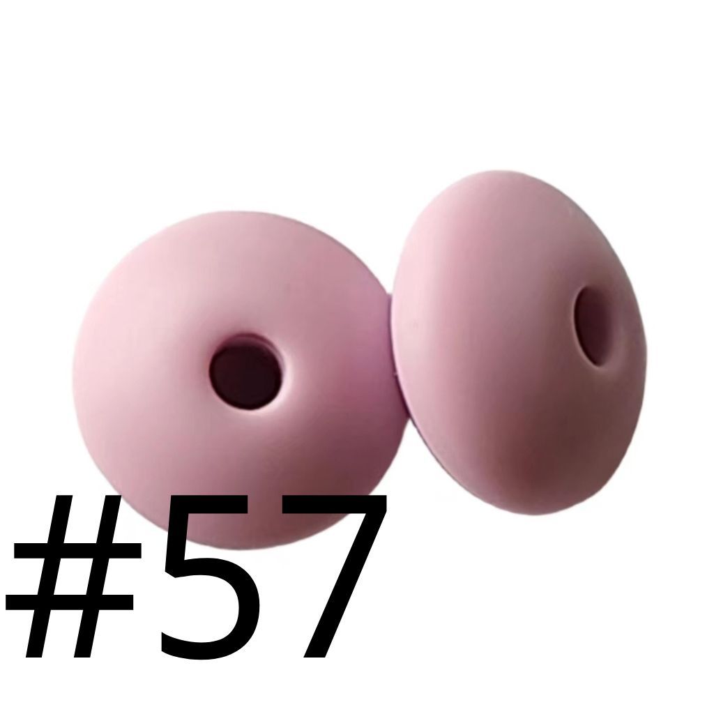 Silicone Lentil Beads Spacers 12mm(All 3 Parts ,Part 2.)