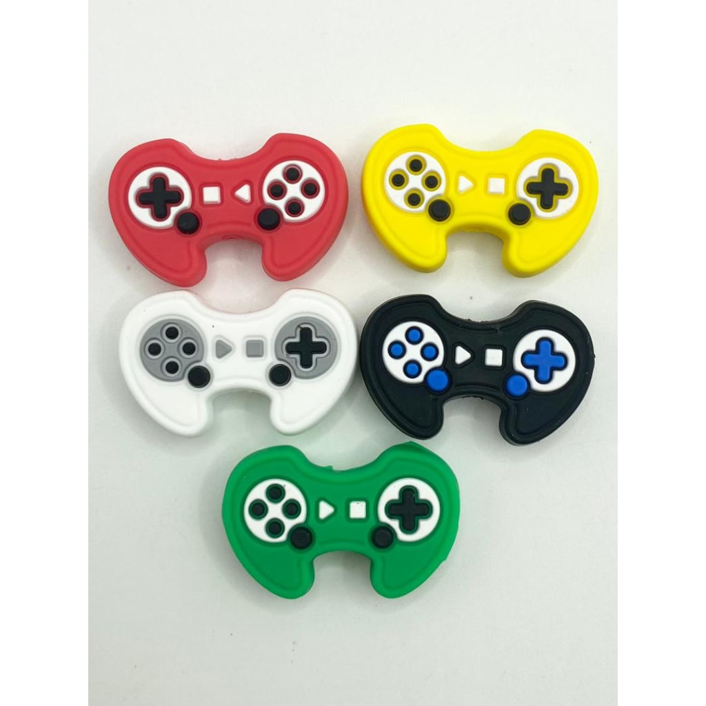 Game Console Silicone Focal Beads,Random Mix