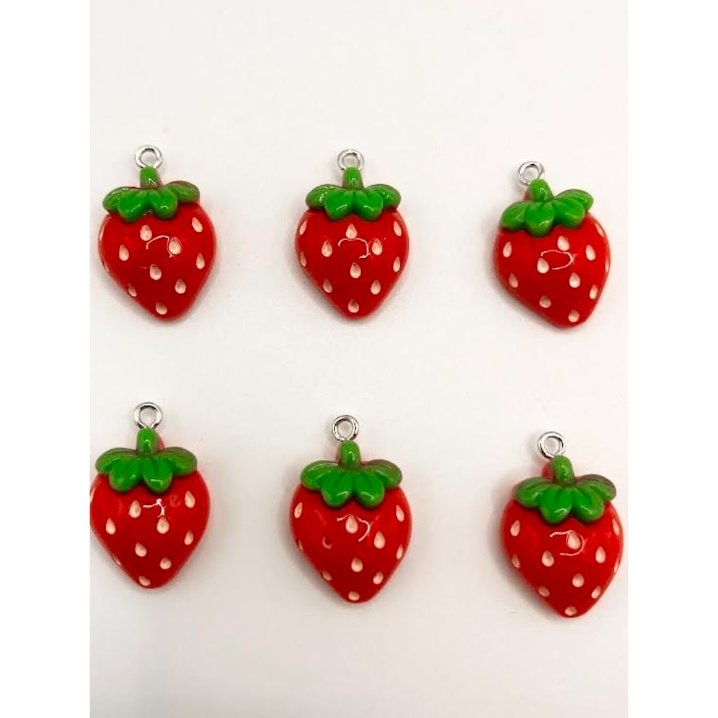 Strawberry Alloy Charms & Pendants ,PTG