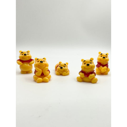 Winnie The Pooh Acrylic Beads with Holes ,Random Mix,PTG