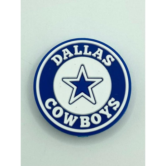 Dallas Cowboys Football Silicone Focal Beads