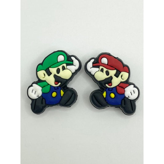 Mario Silicone Focal Beads,Random Mix