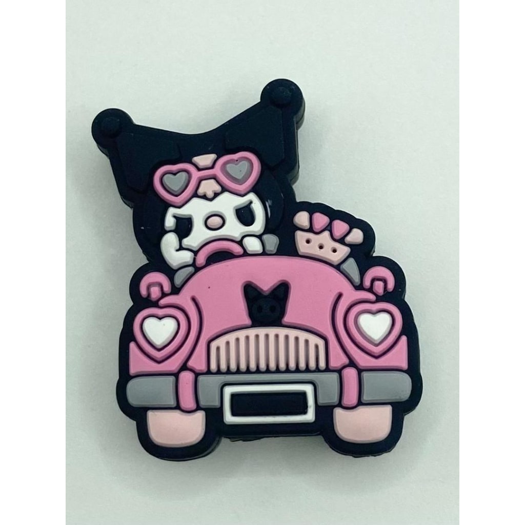 Kuromi With The Car Silicone Focal Beads