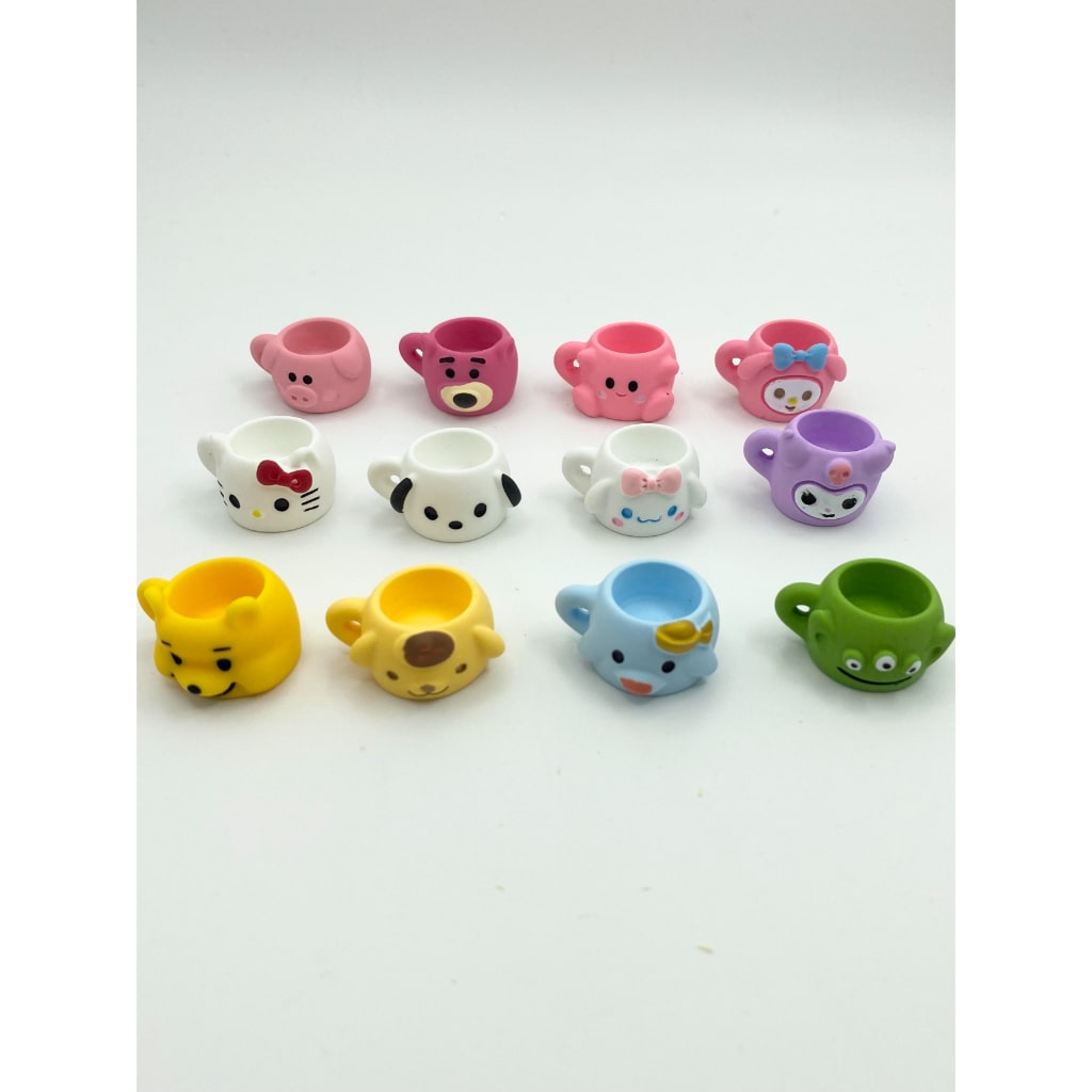 Sanrio Cup Large Resin Beads With Holes,PTG