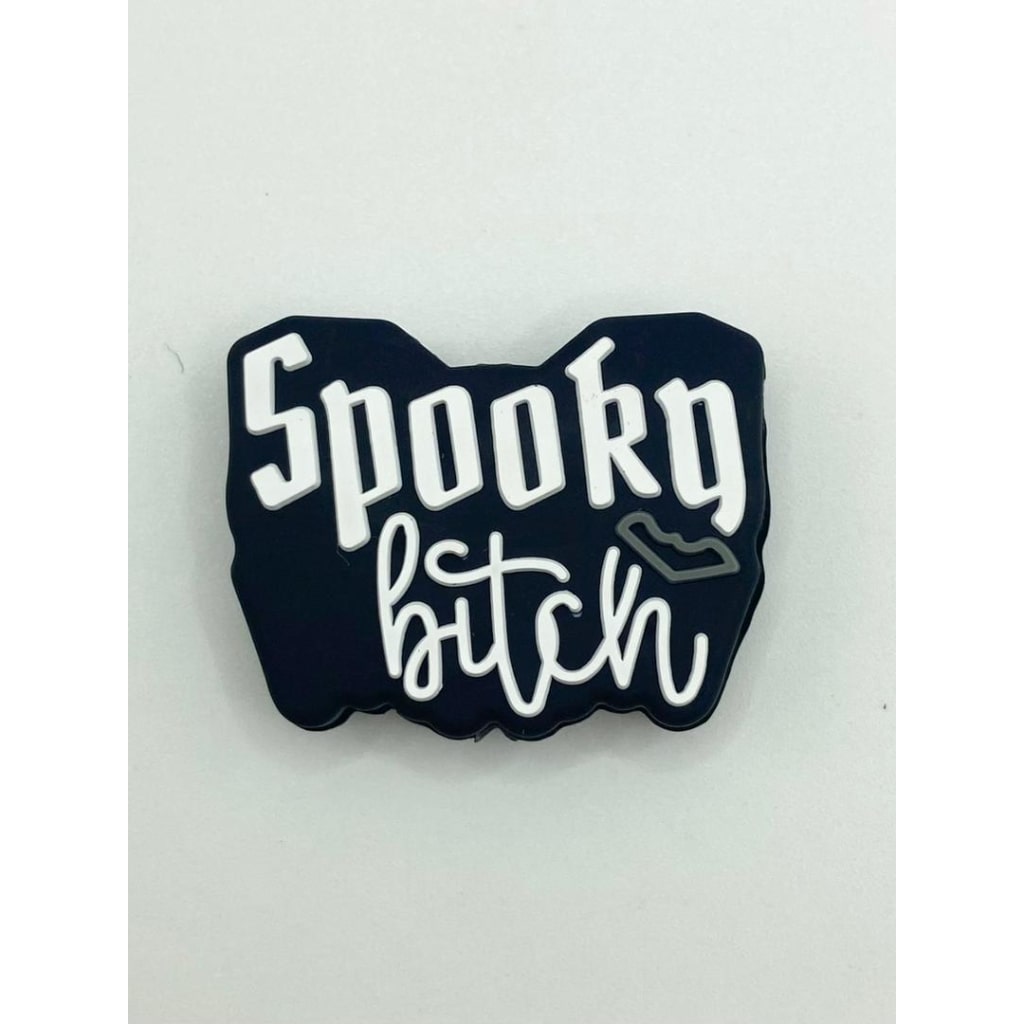 Spooky Bitch Silicone Focal Beads