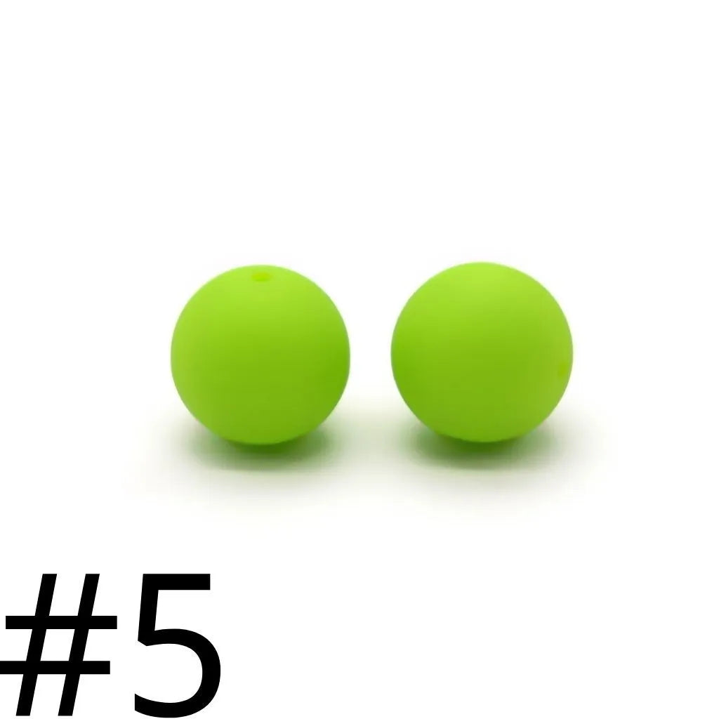 A-Silicone Solid Beads,15mm,Lahat ng Disenyo