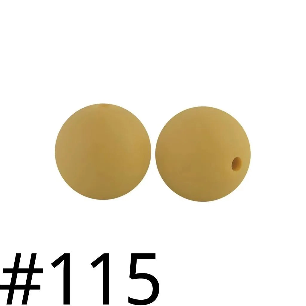 A-Silicone Solid Beads,15mm,Lahat ng Disenyo