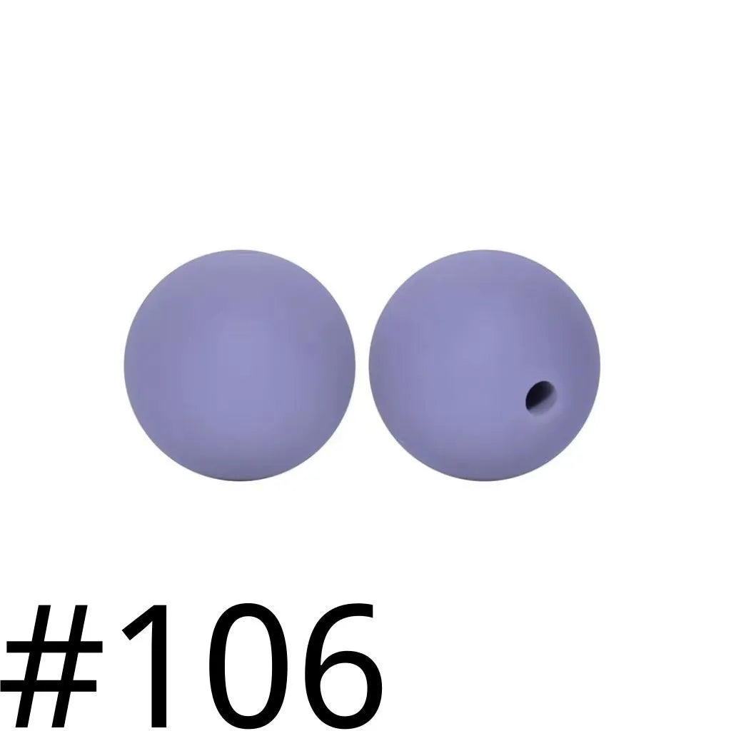 A-Silicone Solid Beads,15mm,Lahat ng Disenyo