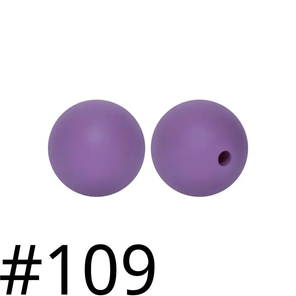 A-Silicone Solid Beads,15mm,Lahat ng Disenyo