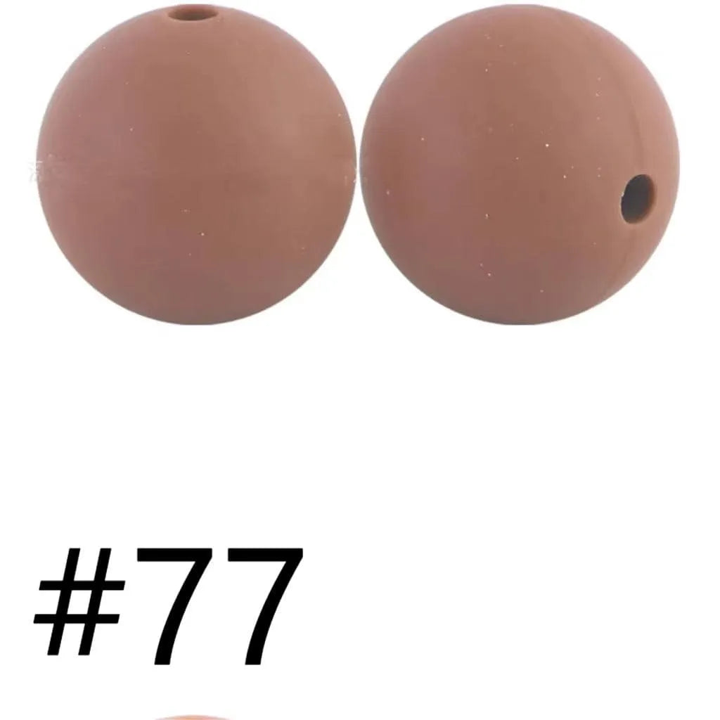 A-Silicone Solid Beads,15mm,Lahat ng Disenyo