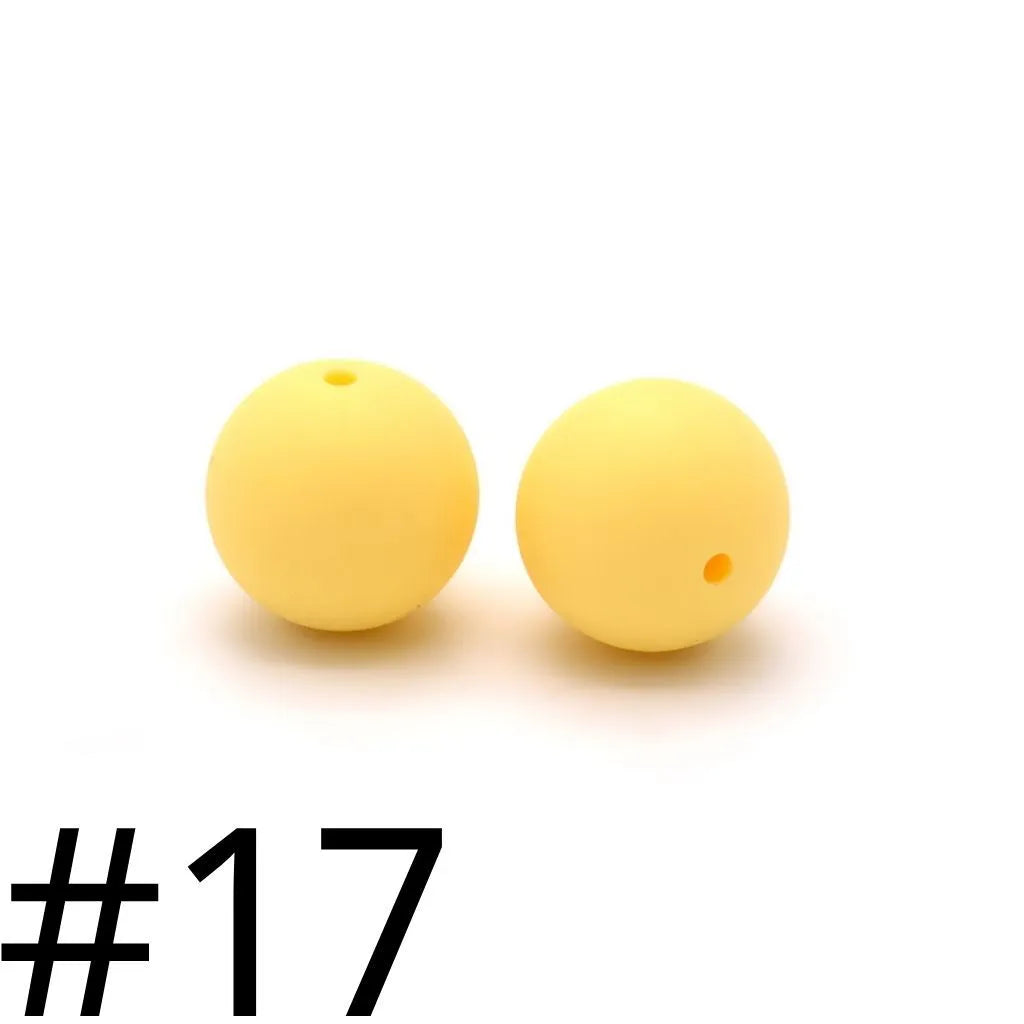 A-Silicone Solid Beads,15mm,Lahat ng Disenyo