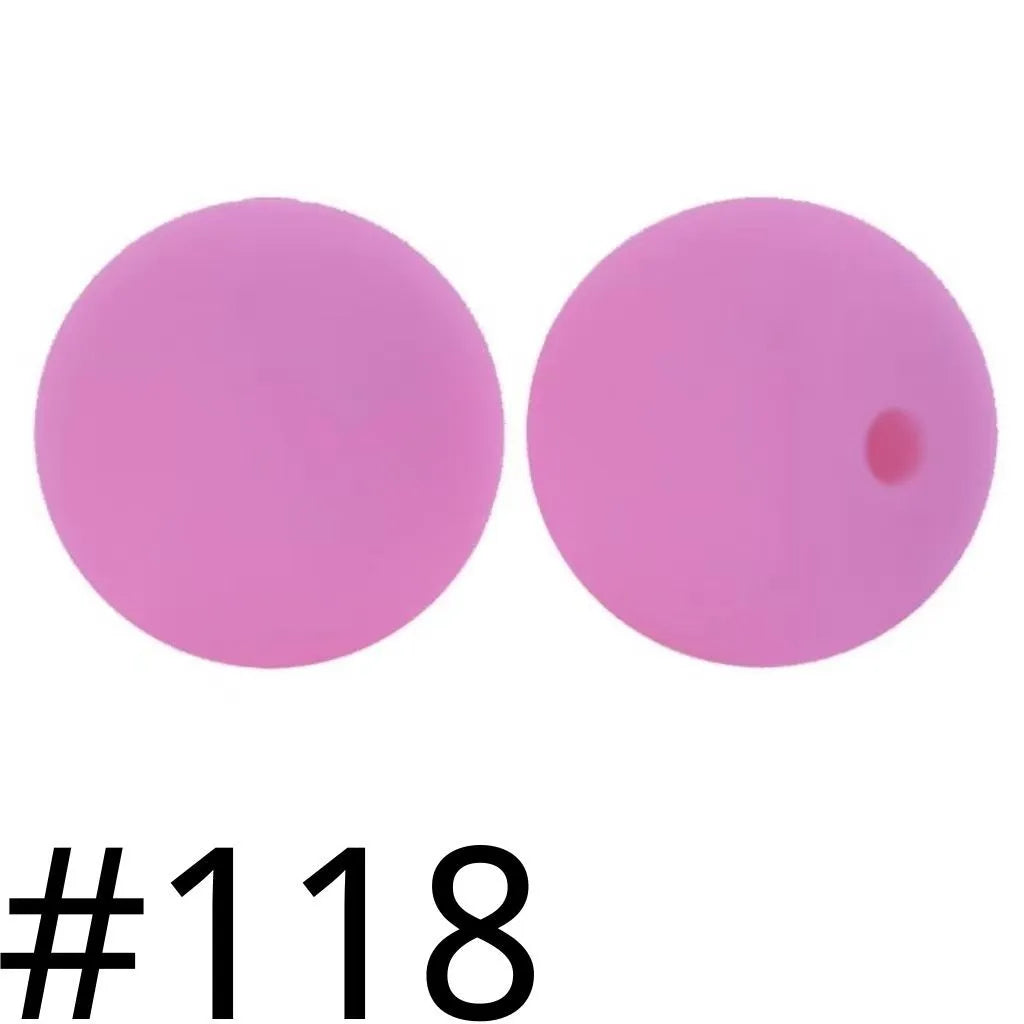 A-Silicone Solid Beads,15mm,Lahat ng Disenyo